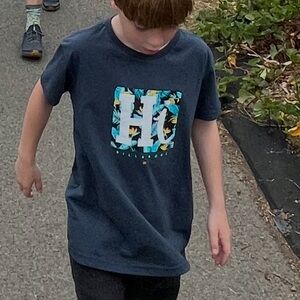 Billabong Kids Hawaii Tee with Tropical Graphic